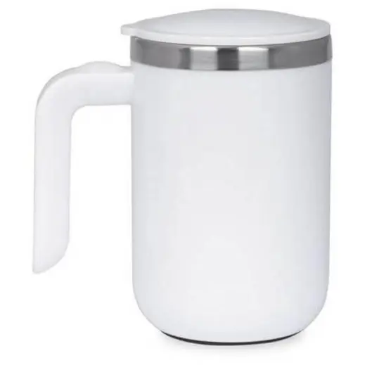 Caffe Hans Larsen Auto-Stirring Coffee Mug White Display